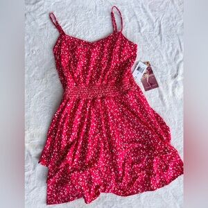 Emerald Sundae Vibrant Pink Dress